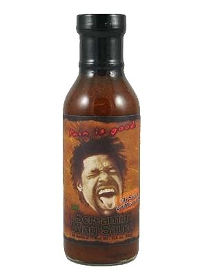 Pain is Good #114 süß Caribbean Jerk Screamin Wing Sauce, 13,5 Unzen