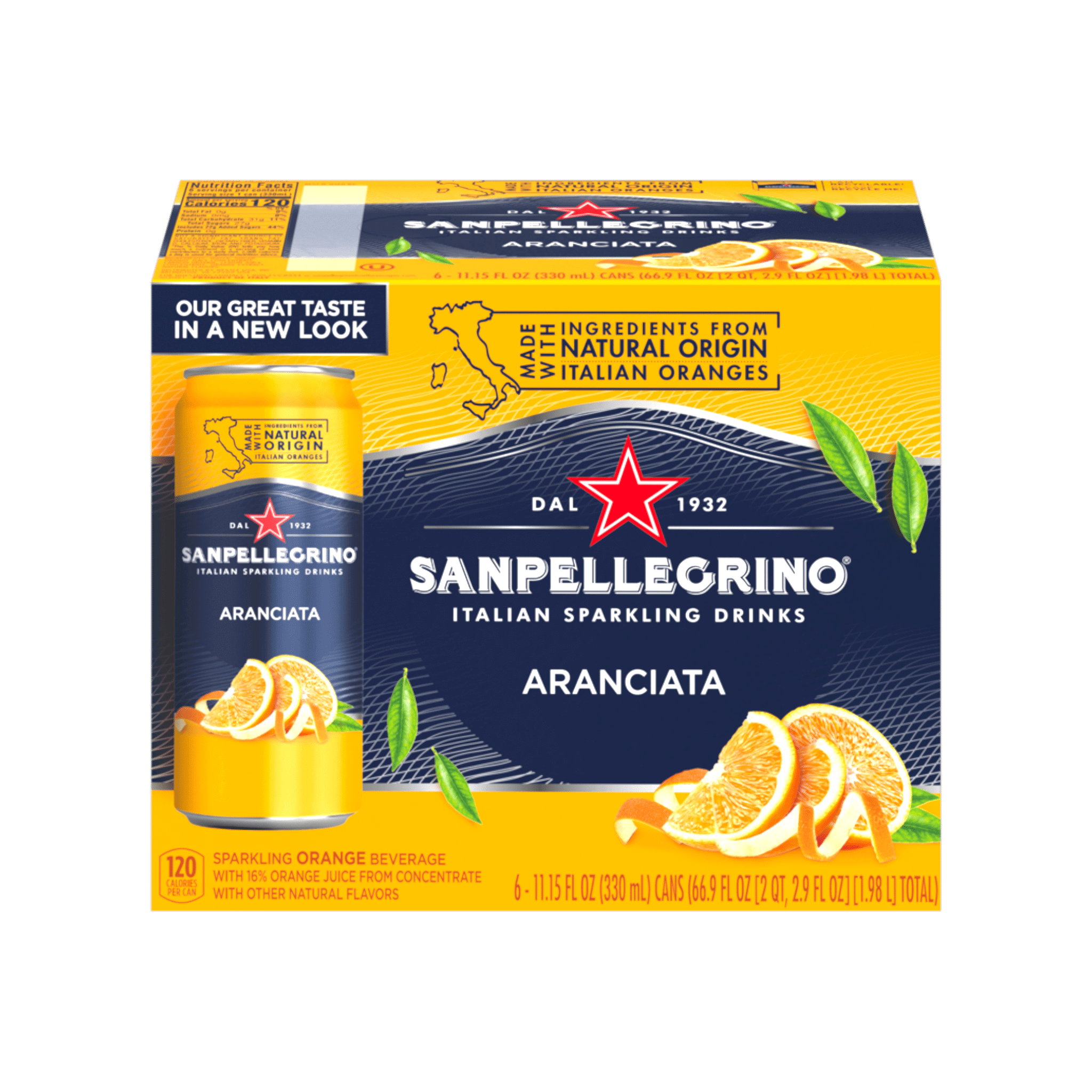 Sanpellegrino Aranciata Italienisches Sektgetränk