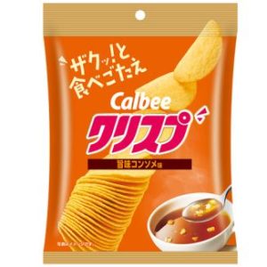 Calbee, Kartoffelchip knusprig, Geschmack consommé – 45g