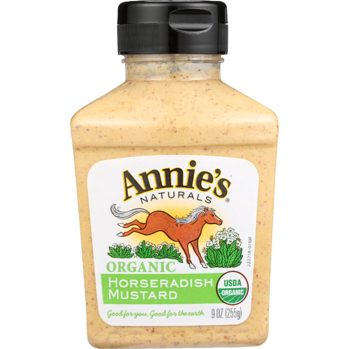 Annie's Homegrown Senf Meerrettich Glutenfrei, 9 Oz – Packung mit 1
