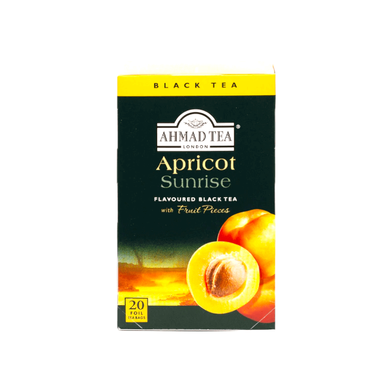 AHMAD TEA Aprikosen Sonnenaufgang Obst Schwarzer Tee