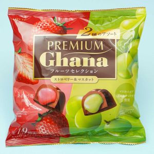 Lotte Premium Ghana Obstauswahl Schokolade – Muskat & Erdbeere