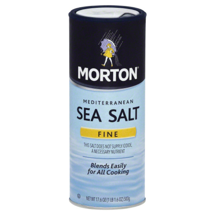 Morton’s – Sea Salz Fine, 17,5 Oz – Packung mit 12 Stück