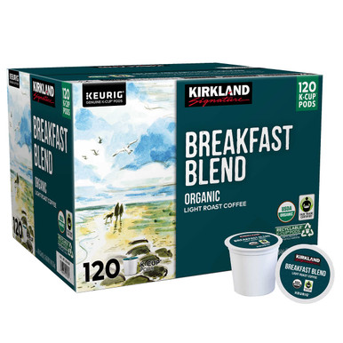 Kirkland Signature Kaffee Frühstücksmischung K Cup Pod, 120 Stück