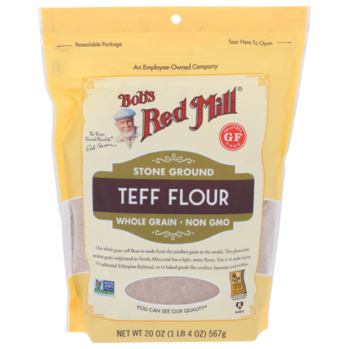 Bob's Red Mill Mehl, Teff, 20 Oz – 4er Packung