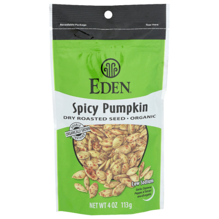 EDEN FOODS SEED Kürbis scharf 4 OZ – Packung mit 1 Stück