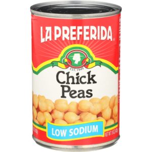 La Preferida – Chick Pea niedrige Natriumbohnen, 15 Unzen – Packung mit 12
