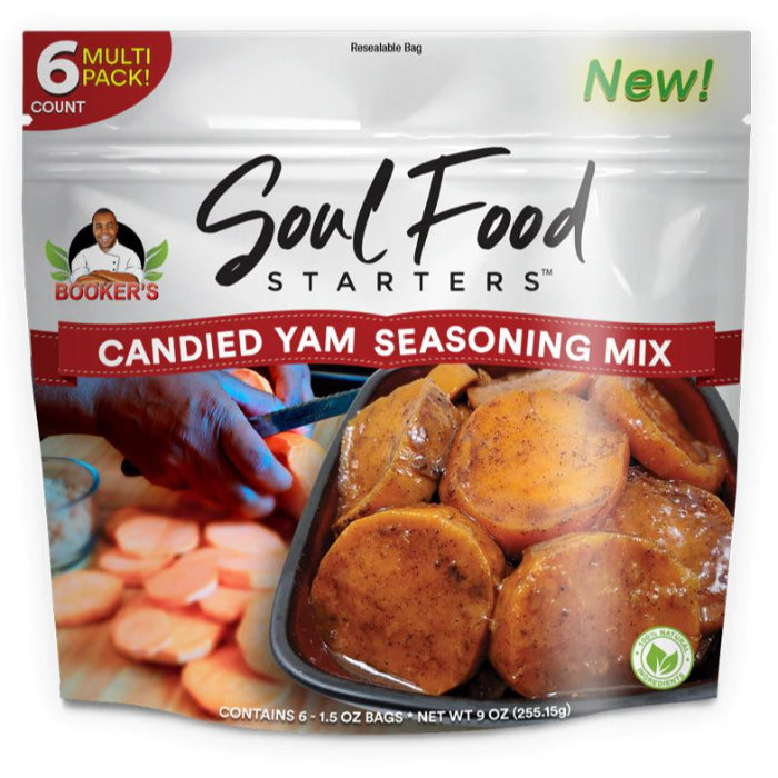 Booker's Soul Food – Vorspeise Gewürzmischung Kandierte Yams, 9 oz – Packung o