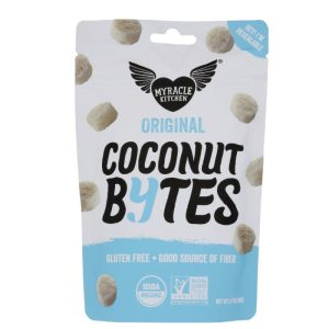 MYRACLE KITCHEN BITES Kokosnuss Original 3.17 Unzen – Packung mit 6 Stück