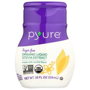 Pyure – flüssiger Bio-Stevia-Süßstoff mit Vanille, 1.8floz