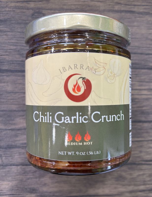 Ibarra Chili Knoblauch Crunch mittel Heiß 300g