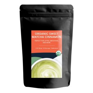 Bio-Süße Matcha Zimt-Einzelbeutel – Gehäuse von 6