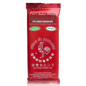 heiße gesalzene Sriracha-Schokolade 55% dunkle Schokolade – – 71g