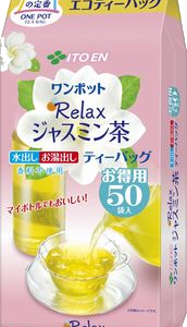 Itoen, One Pot , Relax Jasmin Tee, nicht süß, 50er Packung darin