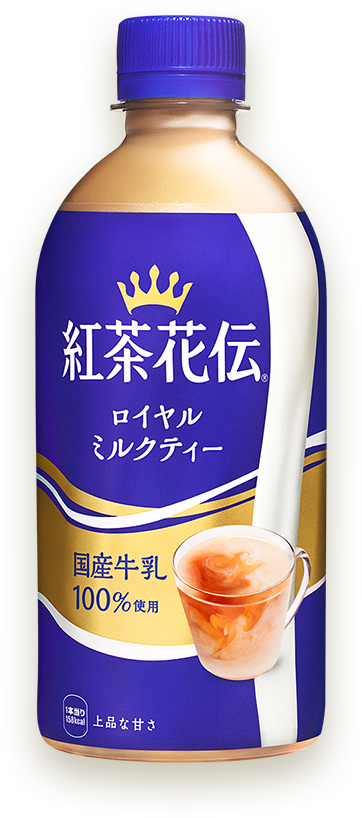 Coca-Cola, Koucha Kaden, Royal Milch Tee, 440ml in einer Plastikflasche