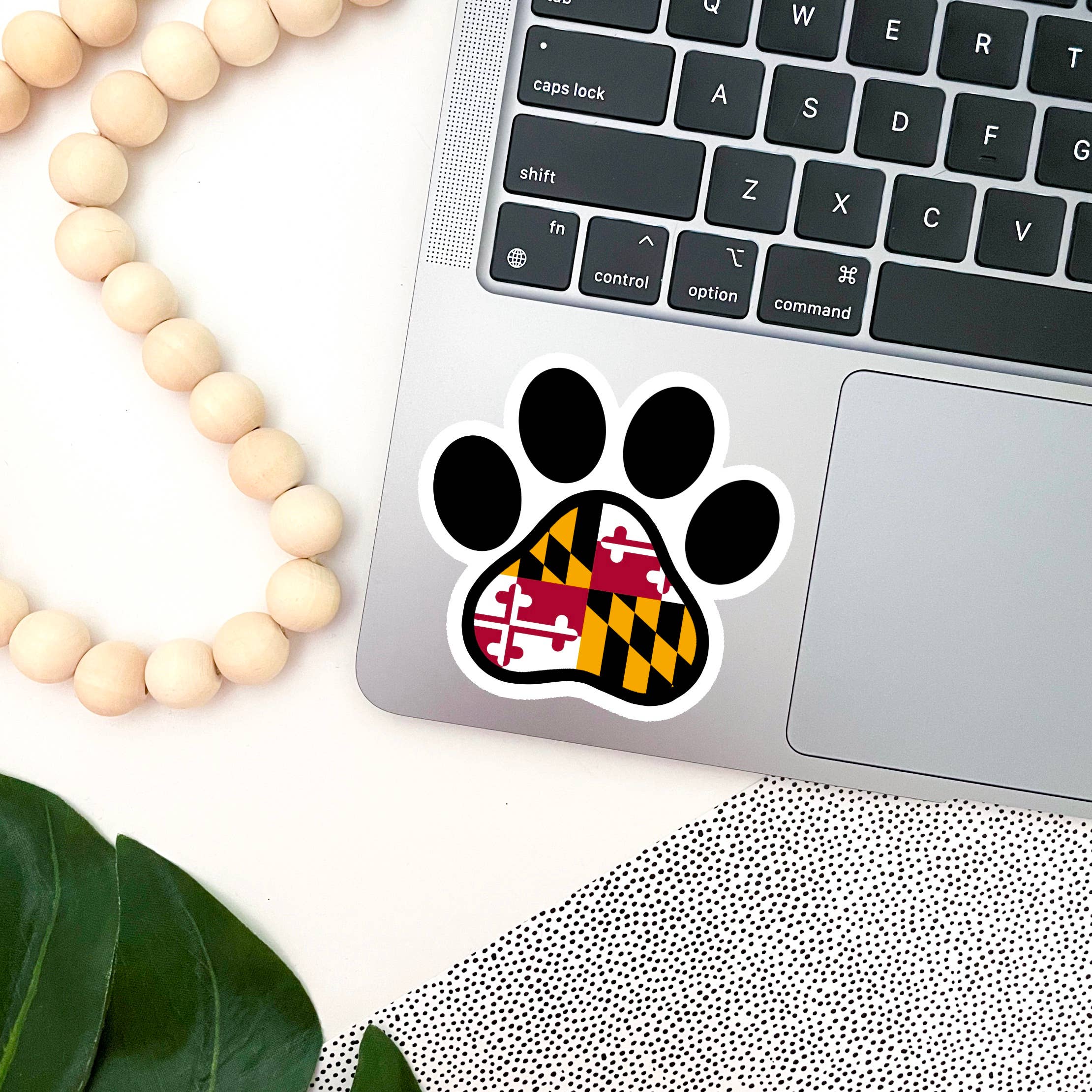 Jami Creates Maryland Hund Pfote Aufkleber