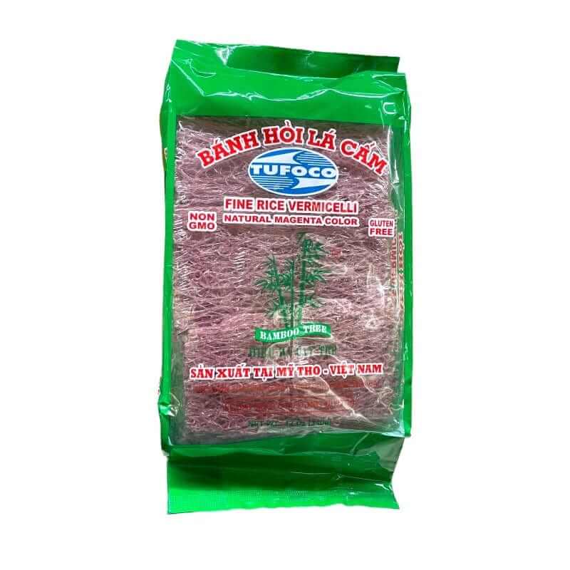 Tufoco (Bambusbaum) Feiner Reis Vermicelli Natürliche Magenta Farbe