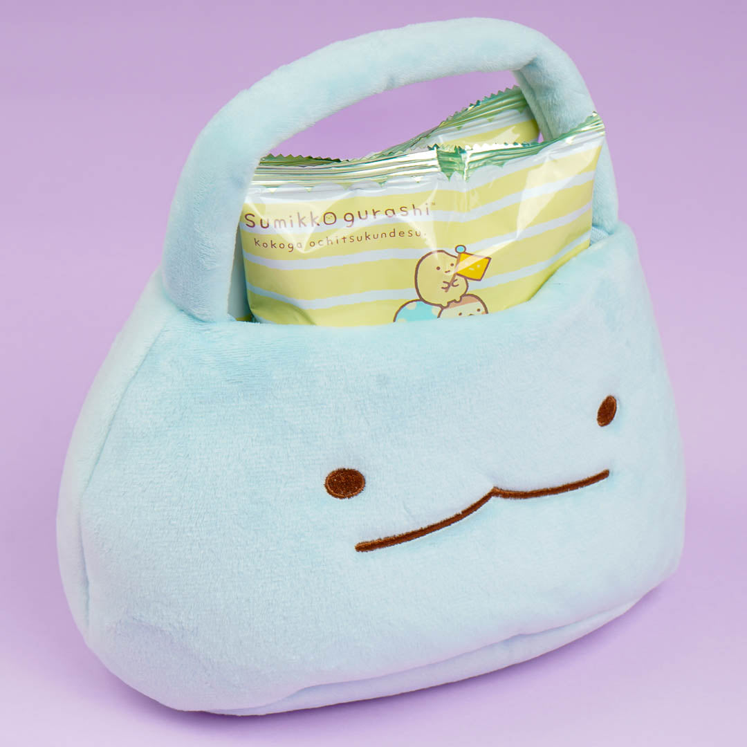 Sumikko Gurashi Plüschtasche mit Snacks – Tokage