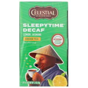 Celestial Seasonings Grüner Tee Schlafentzug Zitrone Jasmin, 20 ba