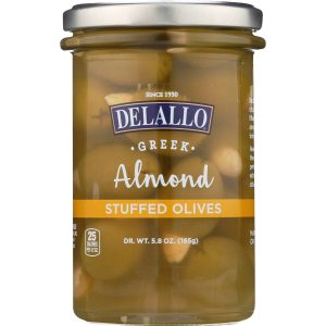 Delallo Oliven Mandel gefüllt, 5,82 Oz – 6er Packung