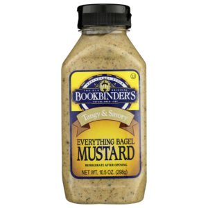 Bookbinder’s – Everything Bagel Senf, 10,5 oz – Packung mit 9 Stück