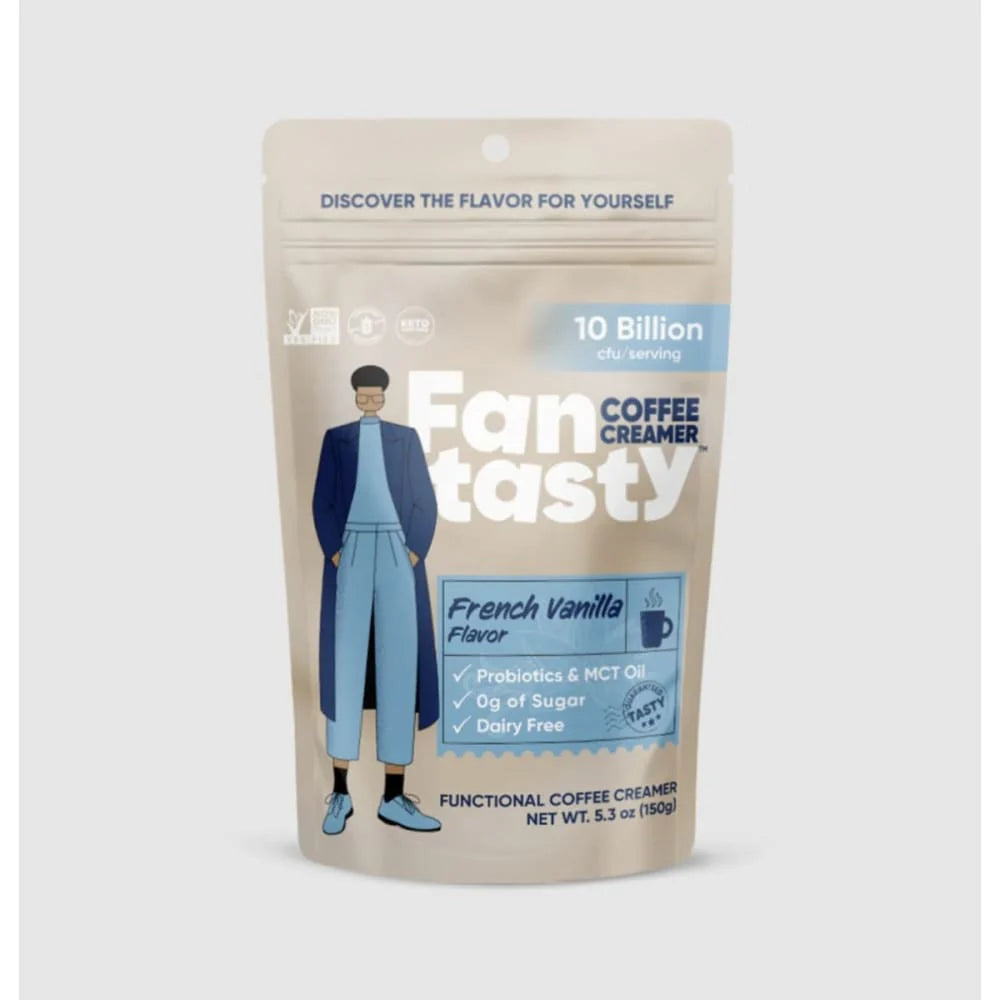 Fan Tasty Foods – Creamer Französisch Vanille Probiotische 5.29 Oz – Packung mit 6