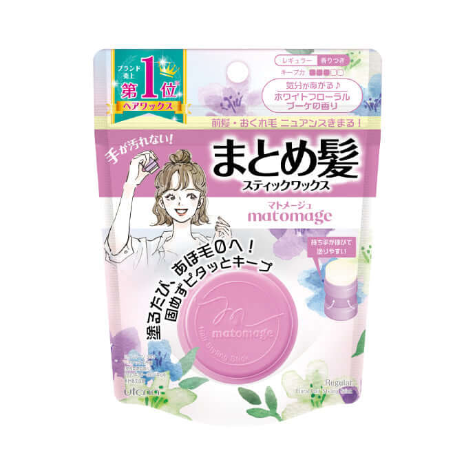 Utena Matomage Haarstock Typ Wachs Regular Weiß Blumenstrauß