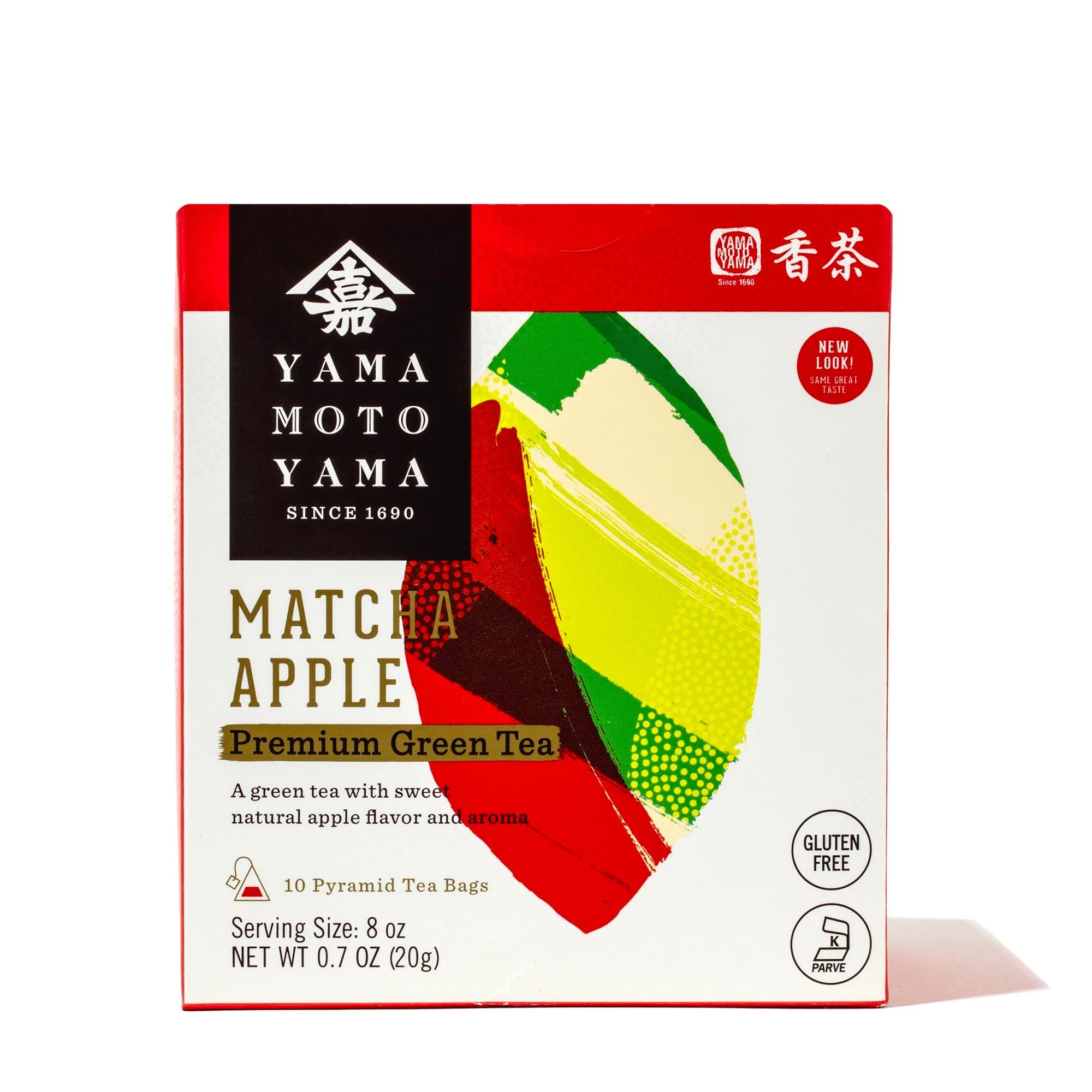 Yamamotoyama Premium Grüner Tee: Matcha Apfel (10 Beutel)