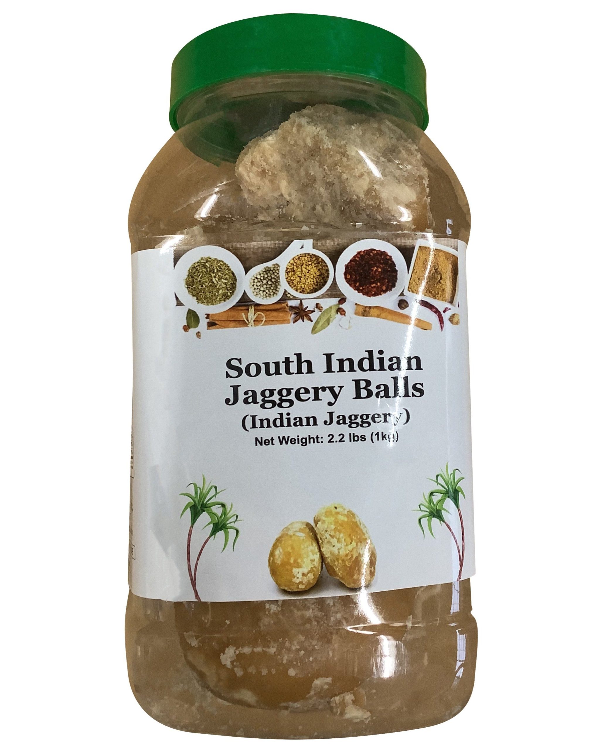 TAJ South Indian Jaggery Ball (Gur), 2,2 lbs (1kg)