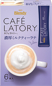 Ajinomoto, Cafe Latory, Tee mit Milch, 6 Sticks in 1 Box, Verkauf