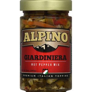 Alpino – Pfeffer Giardiniera Mischung, 12 Oz – Packung mit 6 Stück