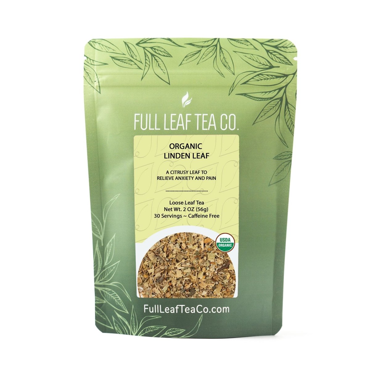 Bio Linden Leaf Retail Taschen – Fall von 6