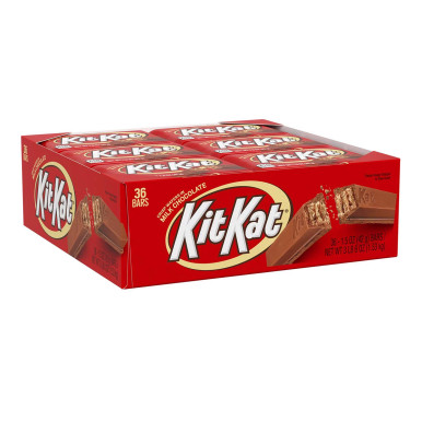Kit Kat Milchschokolade Waffel Süßigkeiten, Bulk Bars (1,5 oz. 36 Stück)