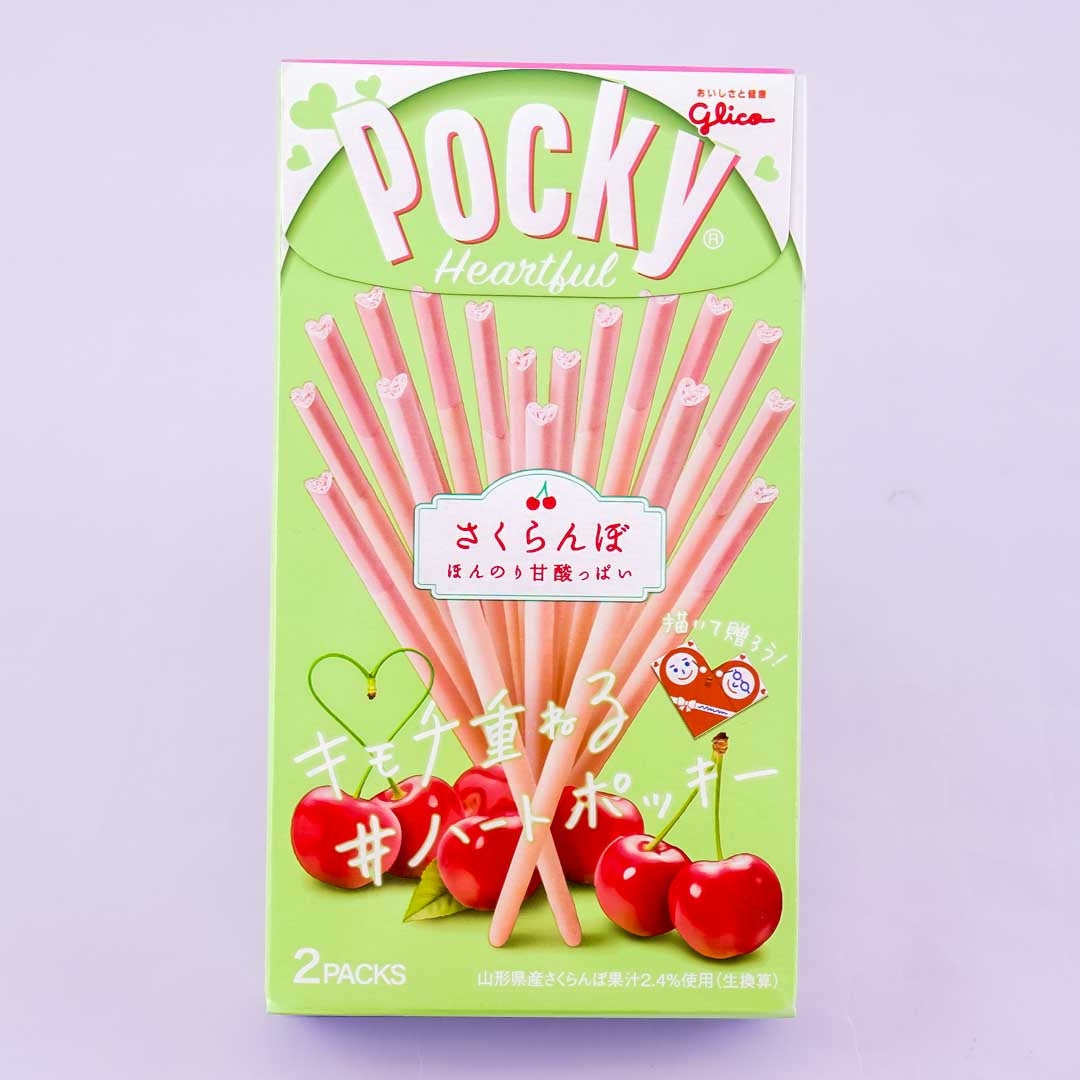 Pocky Herz Biskuit Sticks – Kirsche