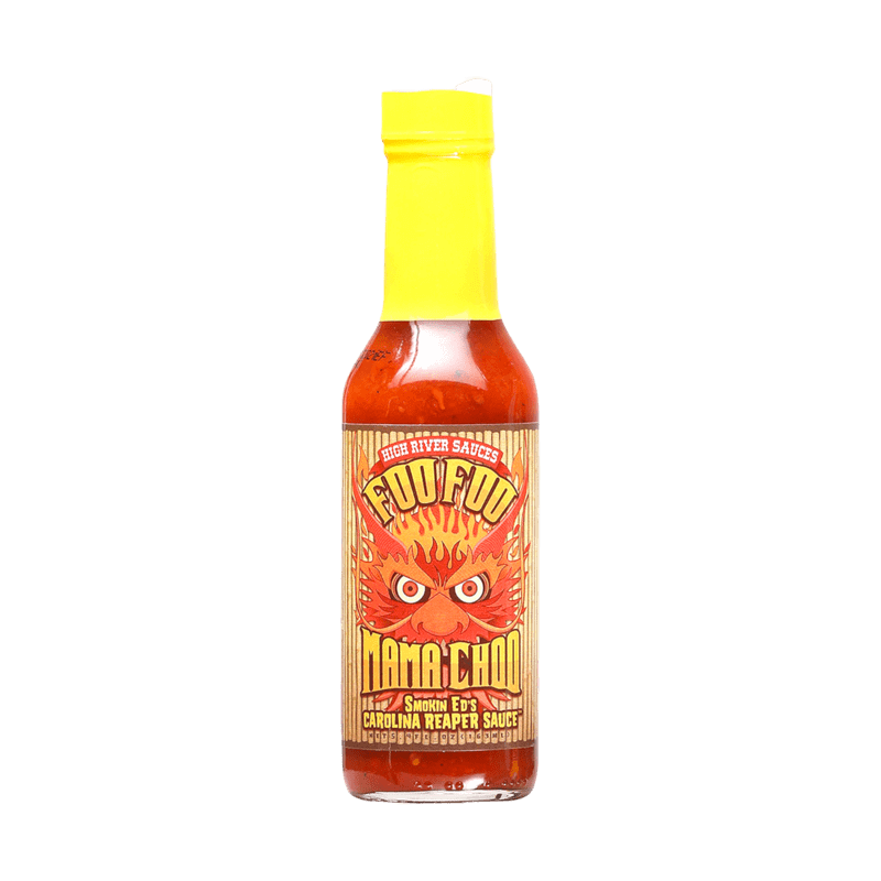 High River Saucen Foo Foo Mama Choo Smokin' Ed's Carolina Reaper Sauce