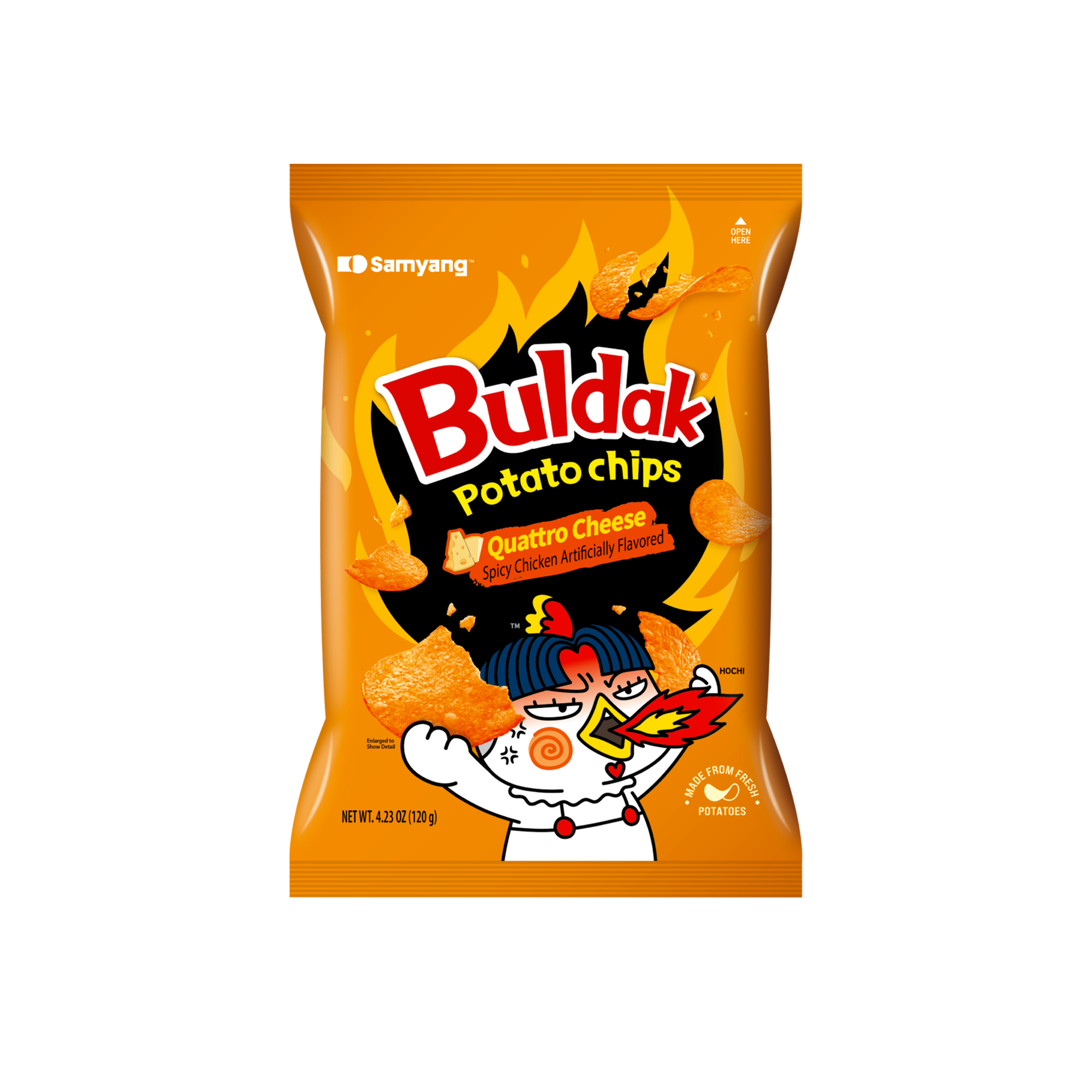 Samyang Buldak Kartoffelchip Quattro Käse (Korea)