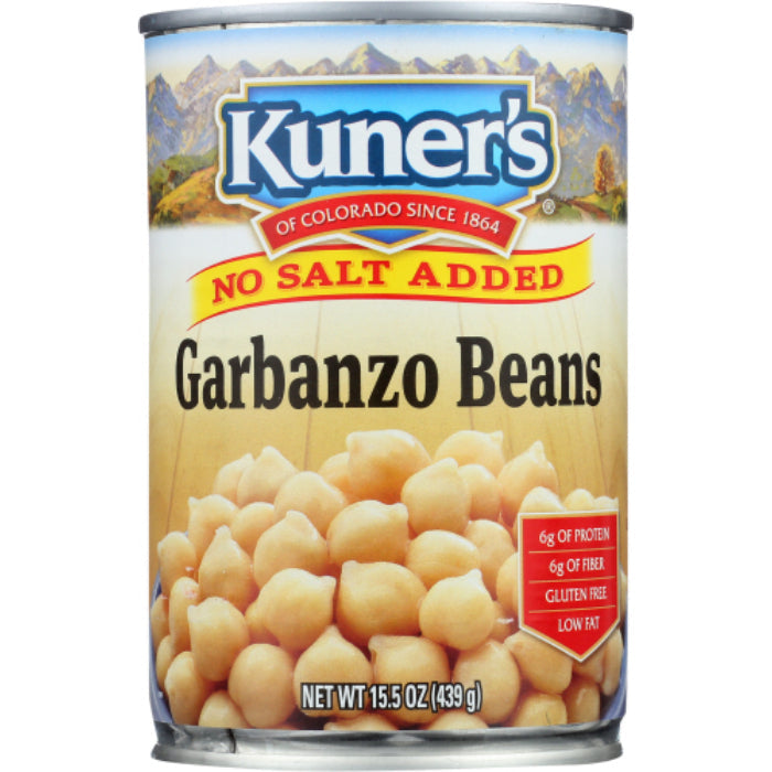 Kuner’s – Garbanzo Bohnen ohne Salz, 15 Oz – 12er Packung
