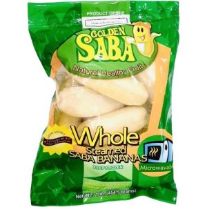 Golden Saba ganze gedämpfte Sababanane – gefroren – 1 lb