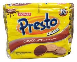 J & J Presto Cremes Schokolade 10 X 30G