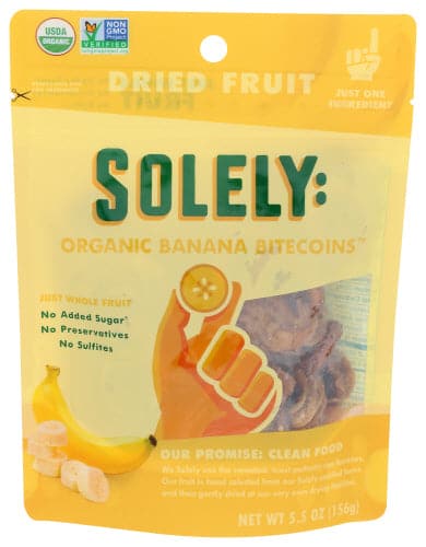 Allein – Fruchtgetrocknete Banane Bio, 5,5 oz – Packung mit 6 Stück