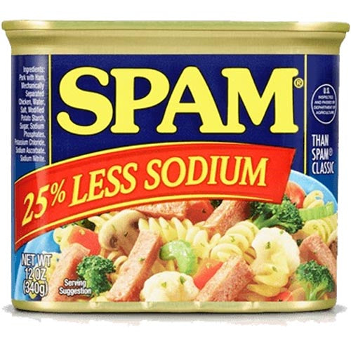 Spam – 25% weniger Natrium – 12 OZ