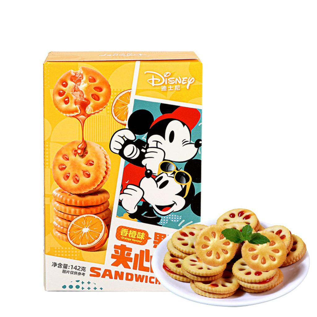 Disney Orange Jam Sandwich Kekse