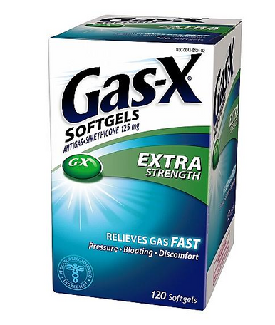 Gas-X Extra Stärke Softgels 125 mg, 120 ct