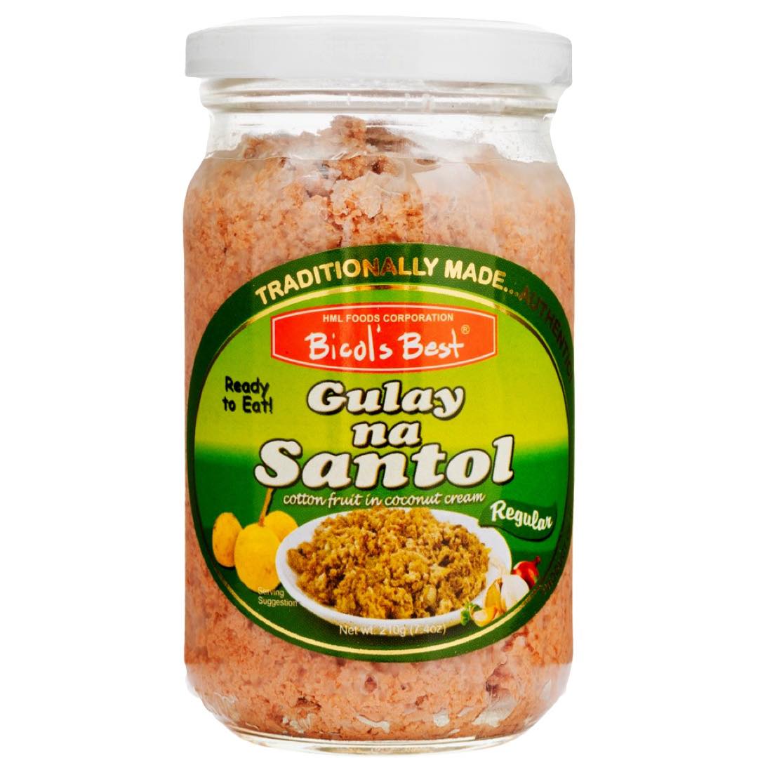 Bicol's Best – Gulay na Santol (Sinantolan) – Baumwollfrucht in Kokosnusscreme (Regular) – Ready to Eat – 210 G