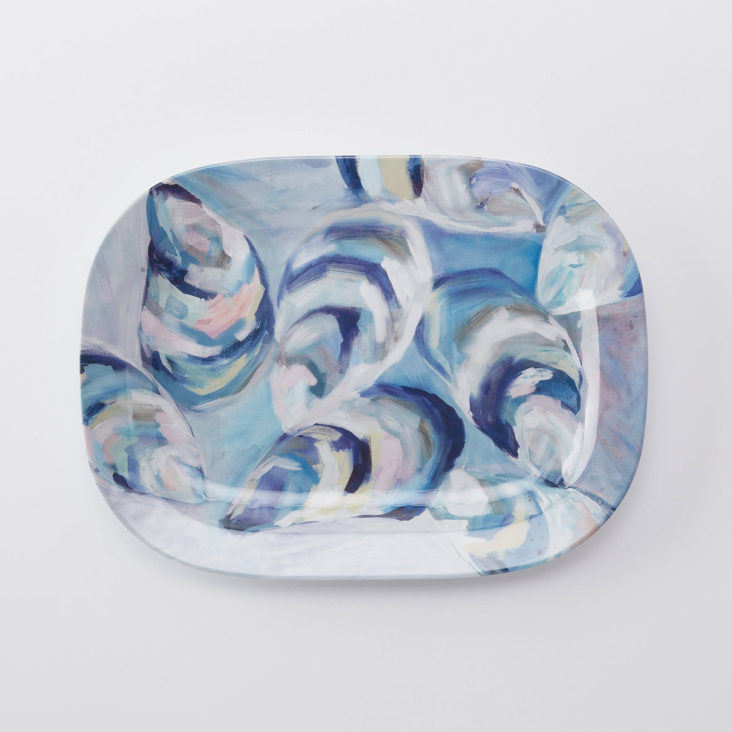 Kim Hovell Kunst – Melaminplatte – Fließende Muscheln