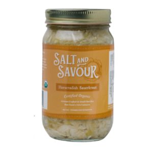 Salz und Genuss Sauerkraut mit Meerrettich, Bio