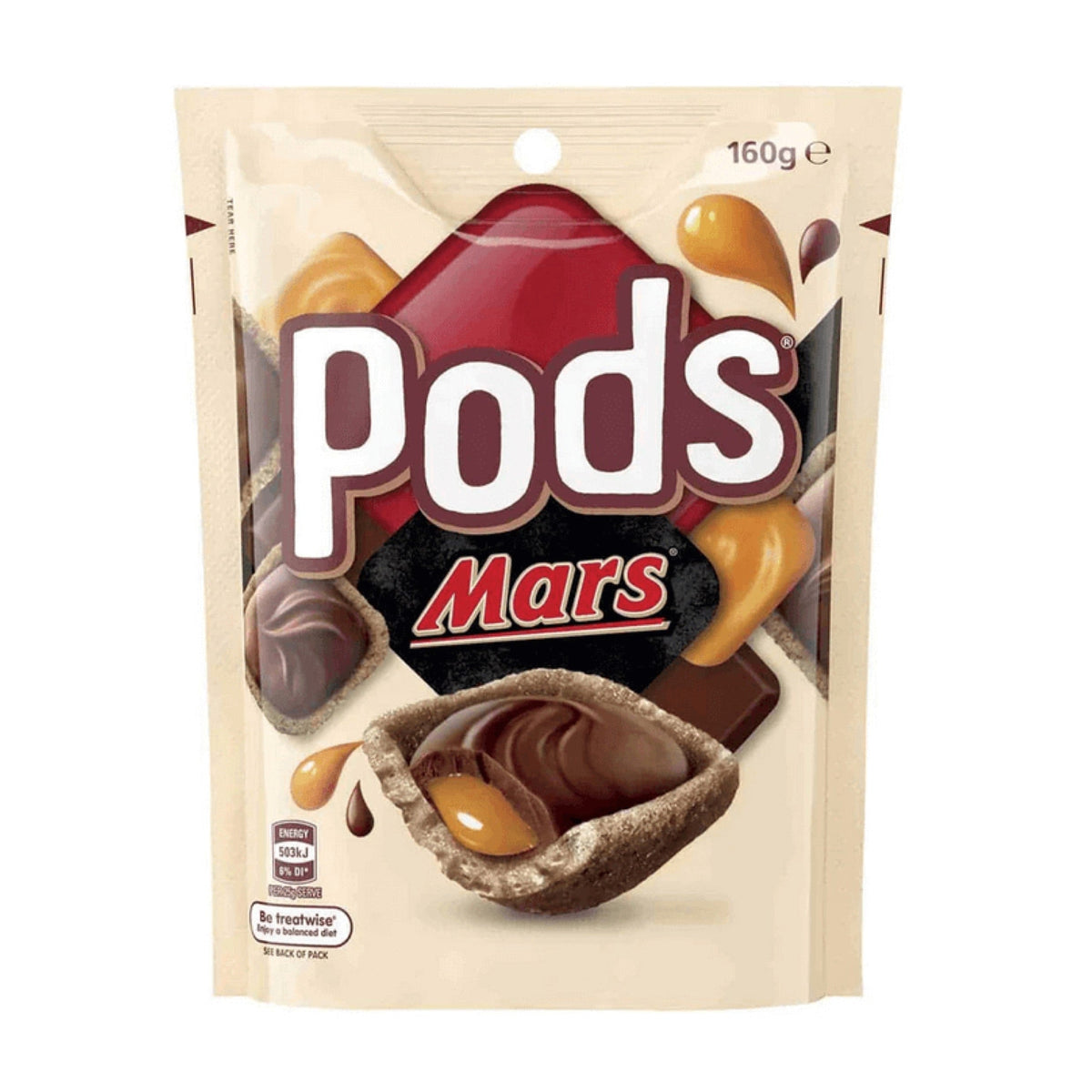 Mars Pods 160g AUSTRALIEN (Fall von 12)