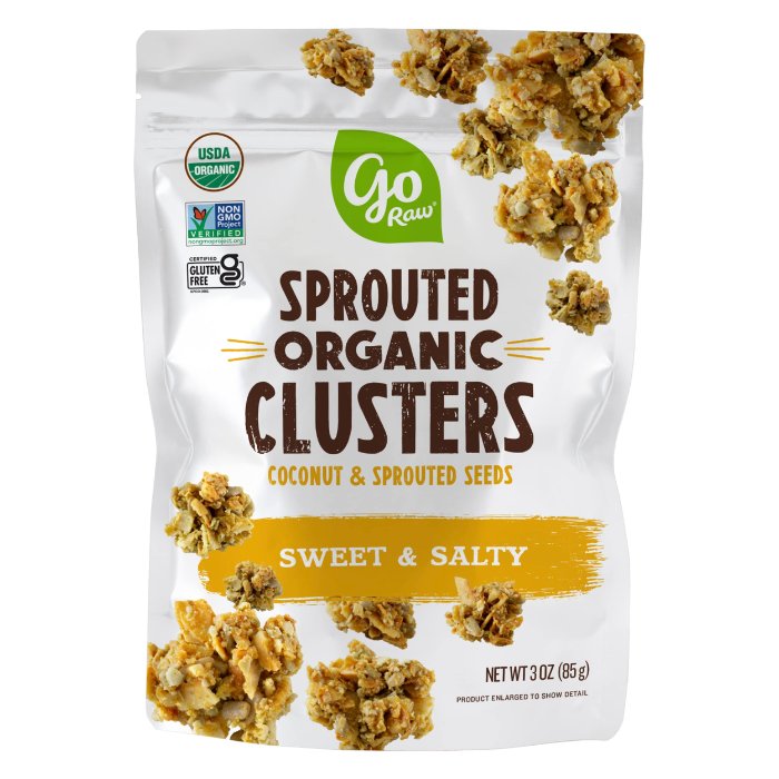 Go Raw – Clusters Cocont süß N Salty, 3 Oz (6er Packung)