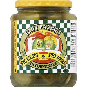 Tony Packos – Pickle & Pfeffer Original, 24 Unzen Packung mit 6 Stück