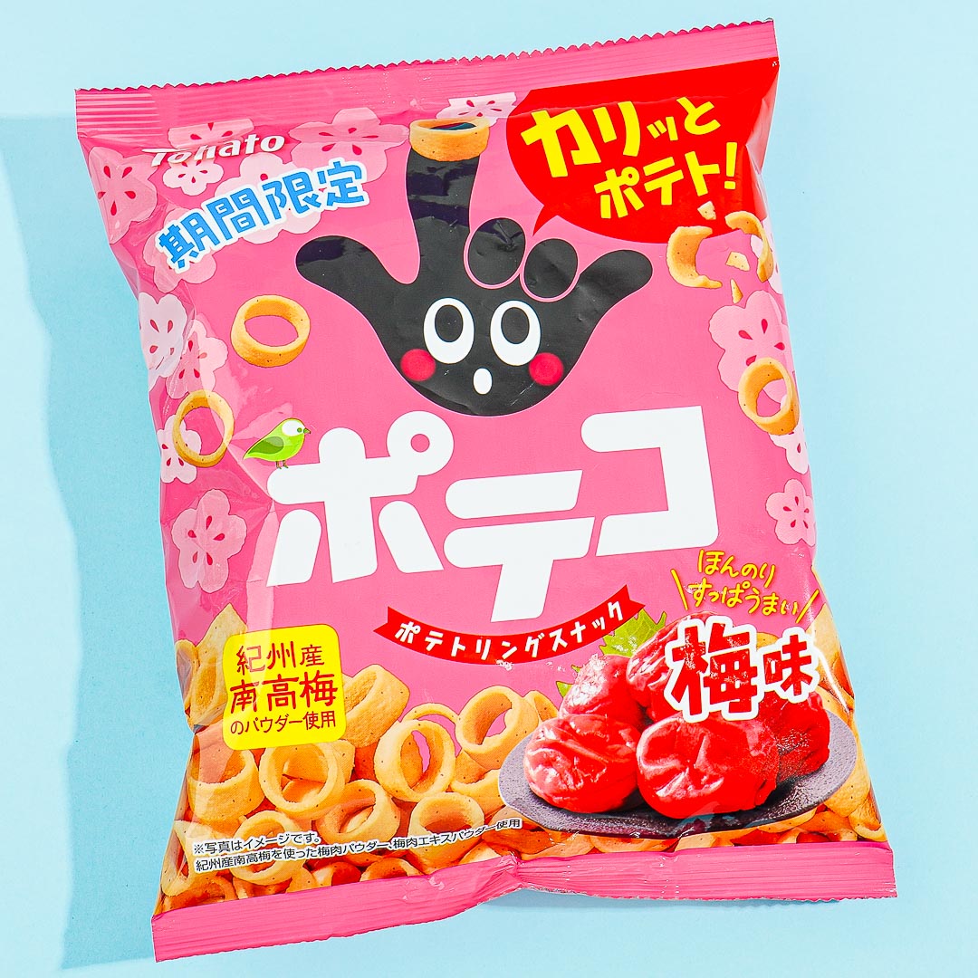 Poteco Sakura Kartoffelring Snacks – Pflaume